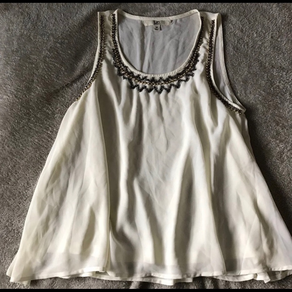 Ya brand cream colored top